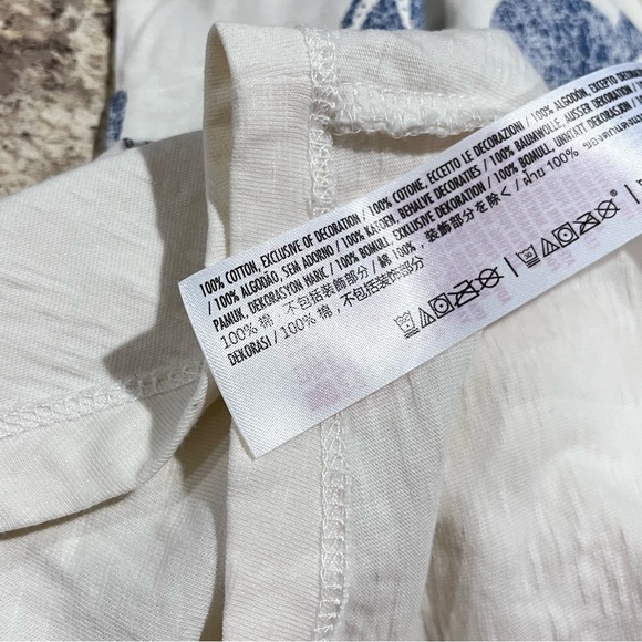 Disney Tank Top Minnie Wrap Around Print Retro Classic Mickey White Sz M - Picture 4 of 6